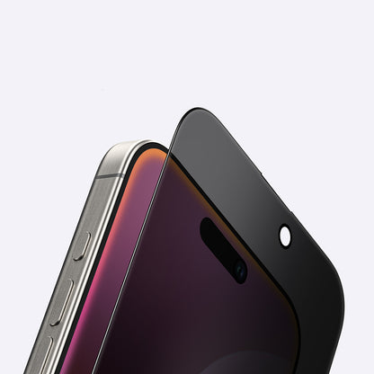 iPhone 16 Pro Amazingthing Radix Privacy Parmak İzi Bırakmayan Temperli Cam Ekran Koruyucu