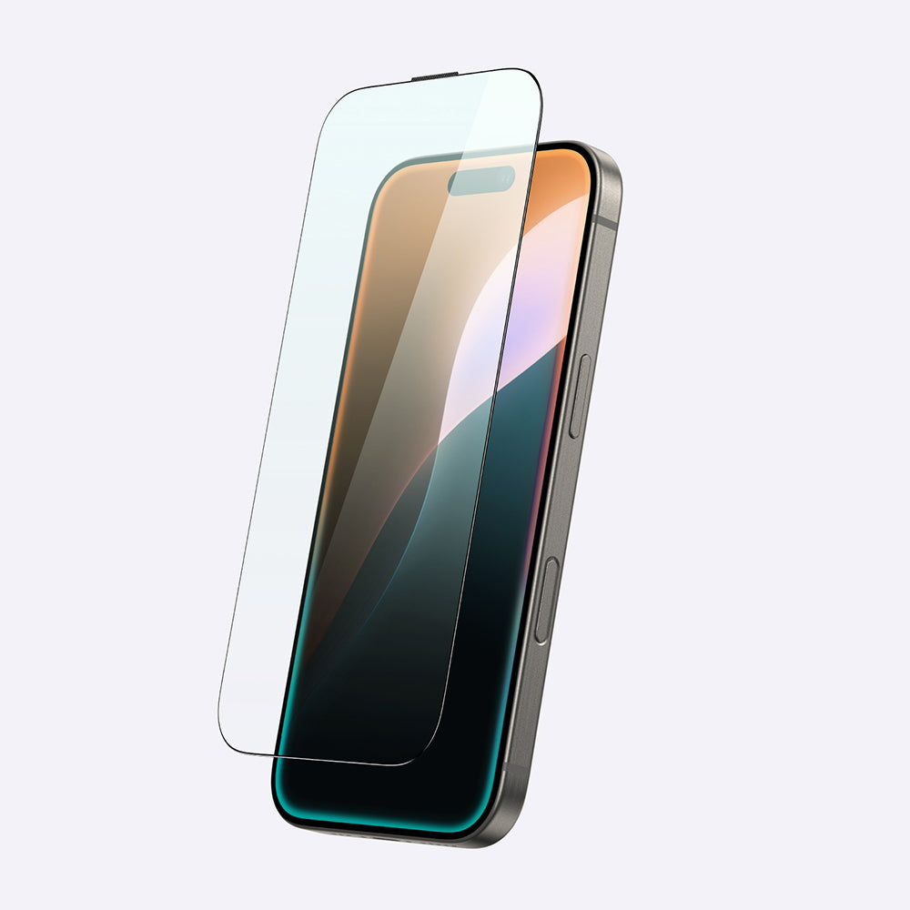 iPhone 16 Pro Amazingthing Titan Max Parmak İzi Bırakmayan Temperli Cam Ekran Koruyucu
