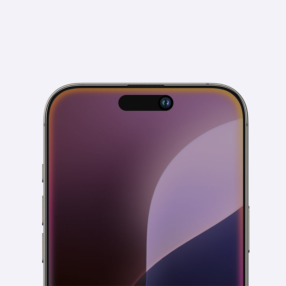 iPhone 16 Pro Amazingthing Titan Privacy Parmak İzi Bırakmayan Temperli Cam Ekran Koruyucu