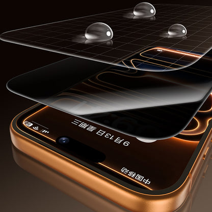 iPhone 16 Pro Benks Glass Warrior 2.0 EZFita Privacy Hayalet Cam Ekran Koruyucu + Kolay Uygulama Aparatı