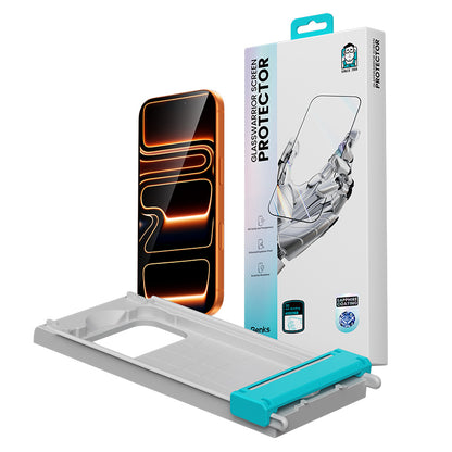 iPhone 16 Pro Benks Glass Warrior 2.0 EZFita Safir Cam Ekran Koruyucu + Kolay Uygulama Aparatı