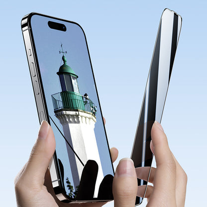iPhone 16 Pro Benks Ultra İnce Kenarlı Privacy Hayalet Ekran Koruyucu + Kolay Uygulama Aparatlı