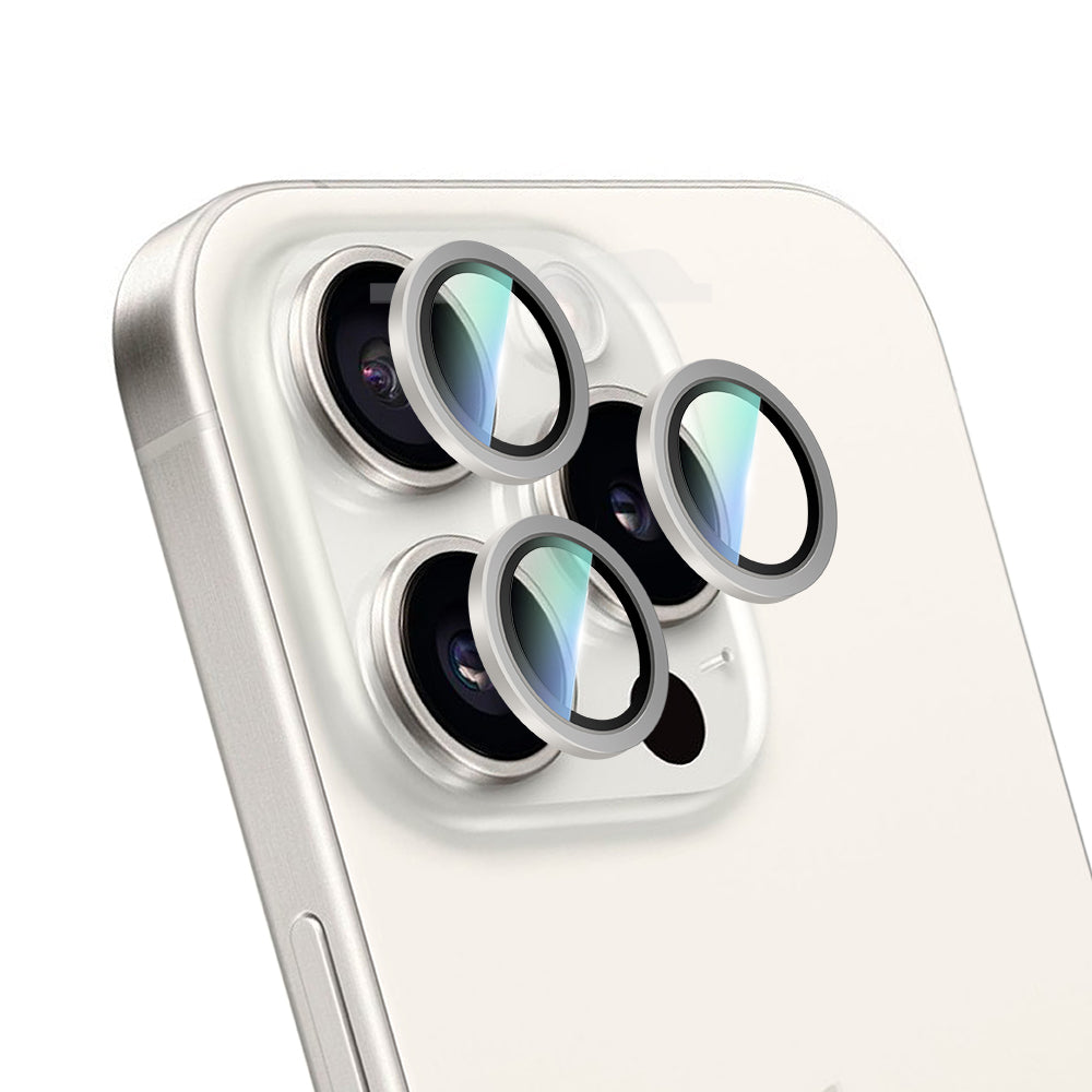 iPhone 16 Pro CaseWorld Alloy Serisi Oleofobik Anti Reflective Kamera Lens Koruyucu