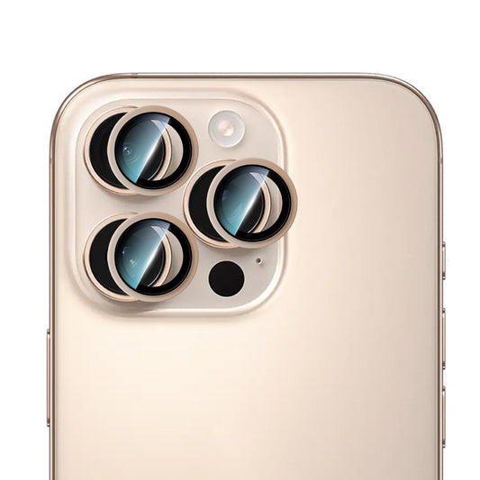 iPhone 16 Pro CaseWorld Alloy Two-Color Serisi Lens Koruyucu