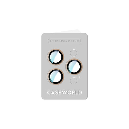 iPhone 16 Pro CaseWorld Alloy Two-Color Serisi Lens Koruyucu