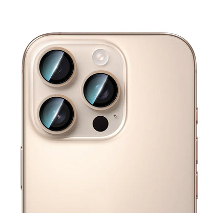 iPhone 16 Pro CaseWorld Alloy Two-Color Serisi Lens Koruyucu