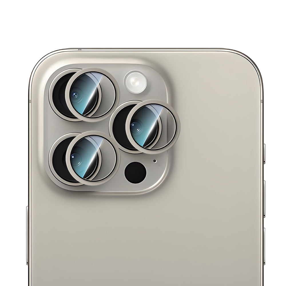 iPhone 16 Pro CaseWorld Alloy Two-Color Serisi Lens Koruyucu