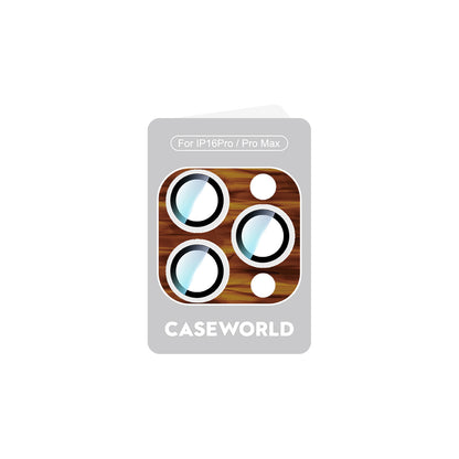 iPhone 16 Pro CaseWorld Crystal Color Serisi Full Kamera Lens Koruyucu