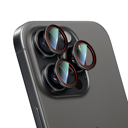 iPhone 16 Pro CaseWorld Karbon Fiber Serisi Anti Reflective Ultra Clear Kamera Lens Koruyucu