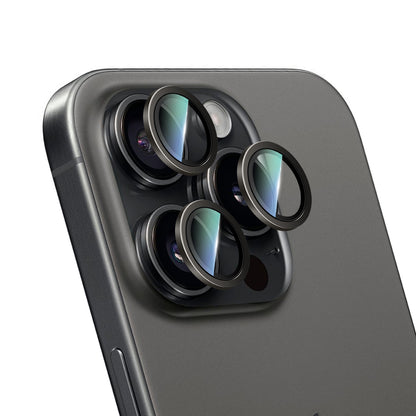 iPhone 16 Pro CaseWorld Sapphire Serisi Anti Reflective Lens Koruyucu