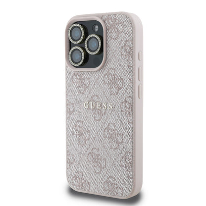 iPhone 16 Pro Guess Orjinal Lisanslı Kılıf + Ekran Koruyucu + Lens Koruyucu 3in1 Aksesuar Seti