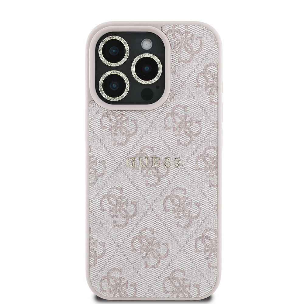 iPhone 16 Pro Guess Orjinal Lisanslı Kılıf + Ekran Koruyucu + Lens Koruyucu 3in1 Aksesuar Seti