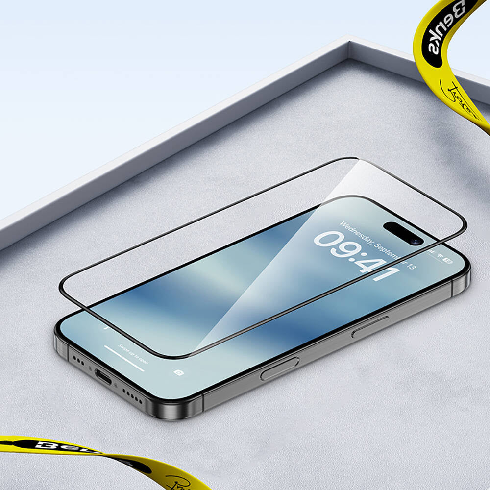 iPhone 16 Pro Hidrofobik Ve Oleofobik Özellikli Benks Air Shield Ekran Koruyucu 10&prime;lu Paket