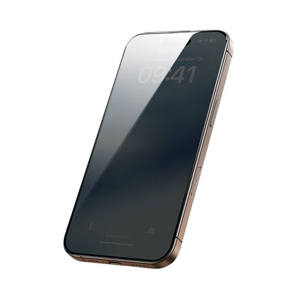 iPhone 16 Pro Hidrofobik Ve Oleofobik Özellikli Benks Privacy Air Shield 0.4mm Ekran Koruyucu 10'lu Paket