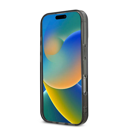 iPhone 16 Pro Kılıf AMG Orjinal Lisanslı M-safe Şarj Özellikli IML Baskı Logolu Çift Katmanlı Bow Lines Kapak