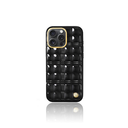 iPhone 16 Pro Kılıf Askı Aparatlı Pynana Metal Grid Kapak