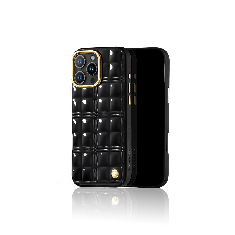 iPhone 16 Pro Kılıf Askı Aparatlı Pynana Metal Grid Kapak