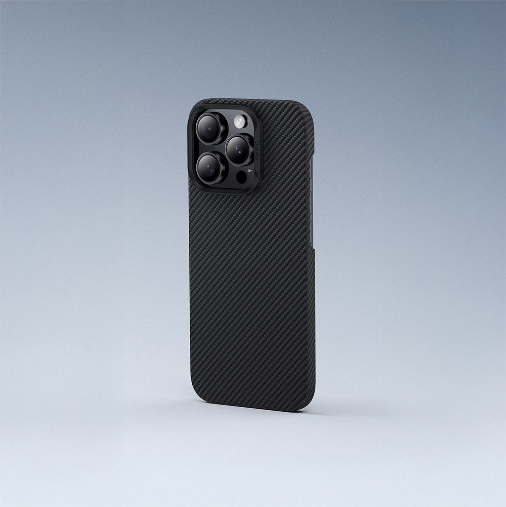 iPhone 16 Pro Kılıf Benks M-safe Şarj Özellikli Metal Kamera Çerçeveli Magnetik ArmorAir 600D Kevlar Fiber Kapak