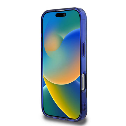 iPhone 16 Pro Kılıf BMW Orjinal Lisanslı M-safe Şarj Özellikli M Logolu Üç Renk Çizgili Motorsport Circle Kapak