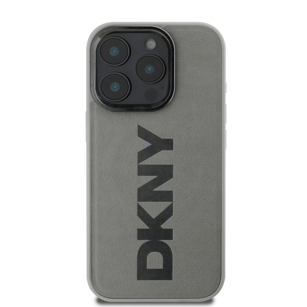 iPhone 16 Pro Kılıf DKNY Orjinal Lisanslı M-safe Şarj Özellikli PU Deri Plain Kapak