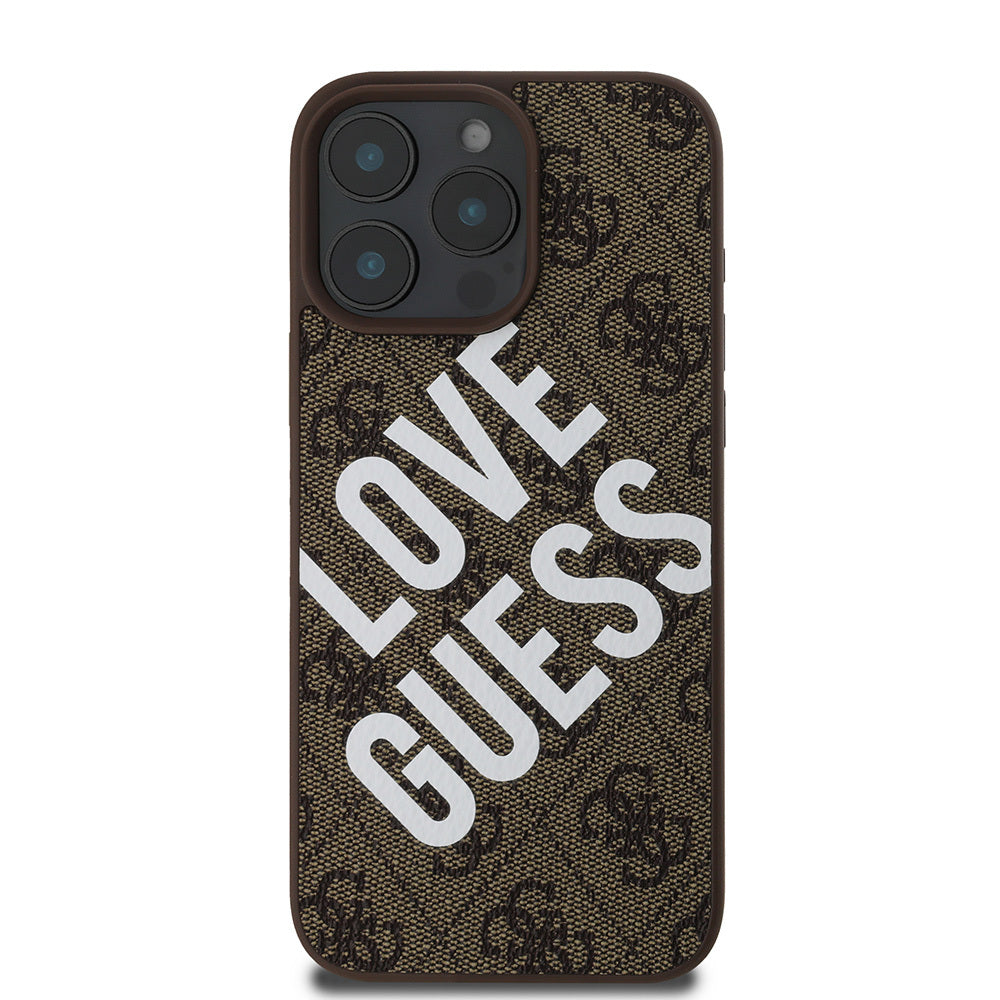 iPhone 16 Pro Kılıf Guess Orjinal Lisanslı Big Love Guess Kapak