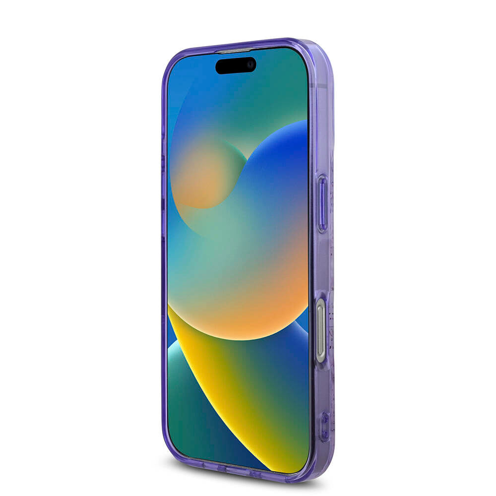 iPhone 16 Pro Kılıf Guess Orjinal Lisanslı M-safe Şarj Özellikli Flower Tonal Circle Kapak