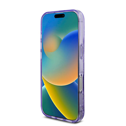 iPhone 16 Pro Kılıf Guess Orjinal Lisanslı M-safe Şarj Özellikli IML Baskılı Çiçek İnci Bileklikli Kapak