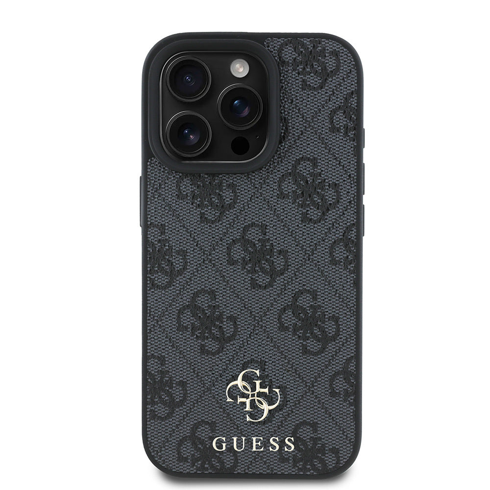 iPhone 16 Pro Kılıf Guess Orjinal Lisanslı M-safe Şarj Özellikli Small 4G Classic Kapak