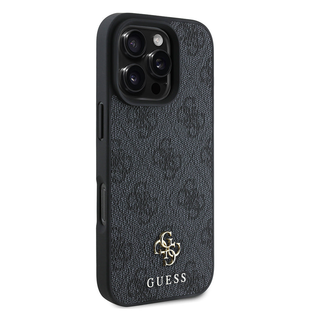 iPhone 16 Pro Kılıf Guess Orjinal Lisanslı M-safe Şarj Özellikli Small 4G Classic Kapak