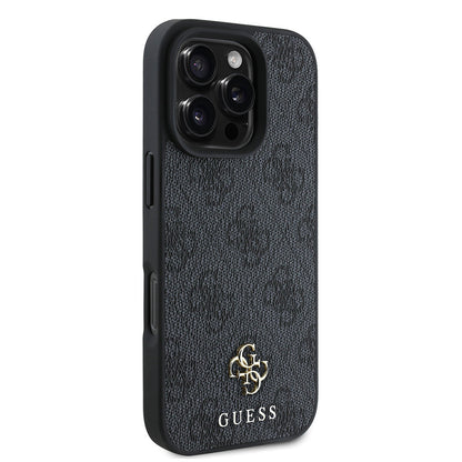 iPhone 16 Pro Kılıf Guess Orjinal Lisanslı M-safe Şarj Özellikli Small 4G Classic Kapak