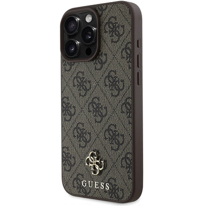 iPhone 16 Pro Kılıf Guess Orjinal Lisanslı M-safe Şarj Özellikli Small 4G Classic Kapak