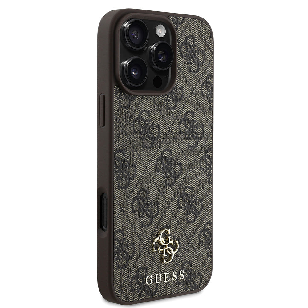 iPhone 16 Pro Kılıf Guess Orjinal Lisanslı M-safe Şarj Özellikli Small 4G Classic Kapak