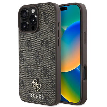 iPhone 16 Pro Kılıf Guess Orjinal Lisanslı M-safe Şarj Özellikli Small 4G Classic Kapak