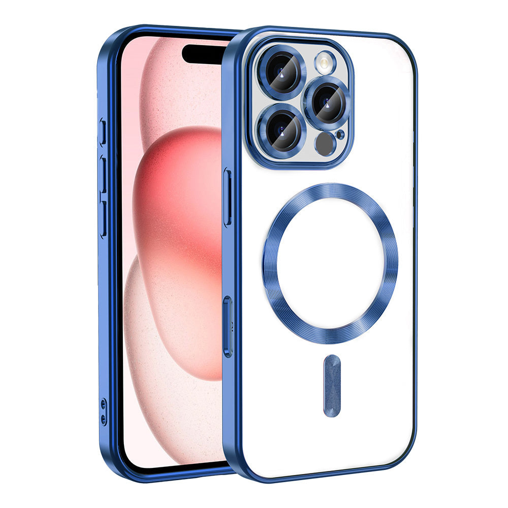 Apple iPhone 16 Pro Kılıf Kamera Korumalı M-safe Wireless Şarj Özellikli Zore Demre Kapak