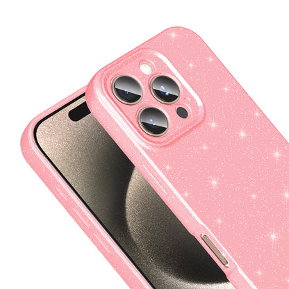 Apple iPhone 16 Pro Kılıf Kamera Korumalı Simli Lüks Zore Koton Kapak