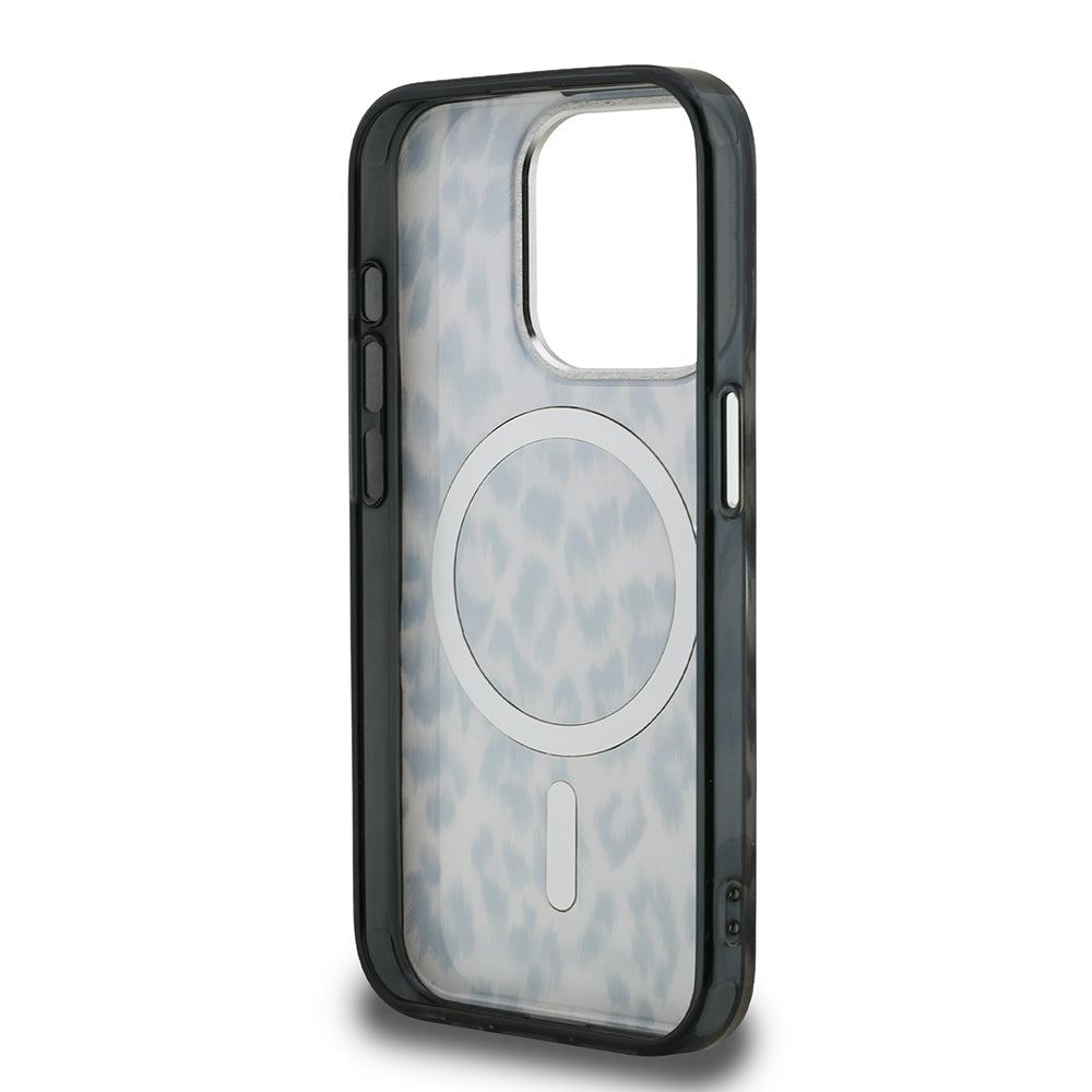 iPhone 16 Pro Kılıf Karl Lagerfeld Orjinal Lisanslı IML Leopar Baskılı Kapak