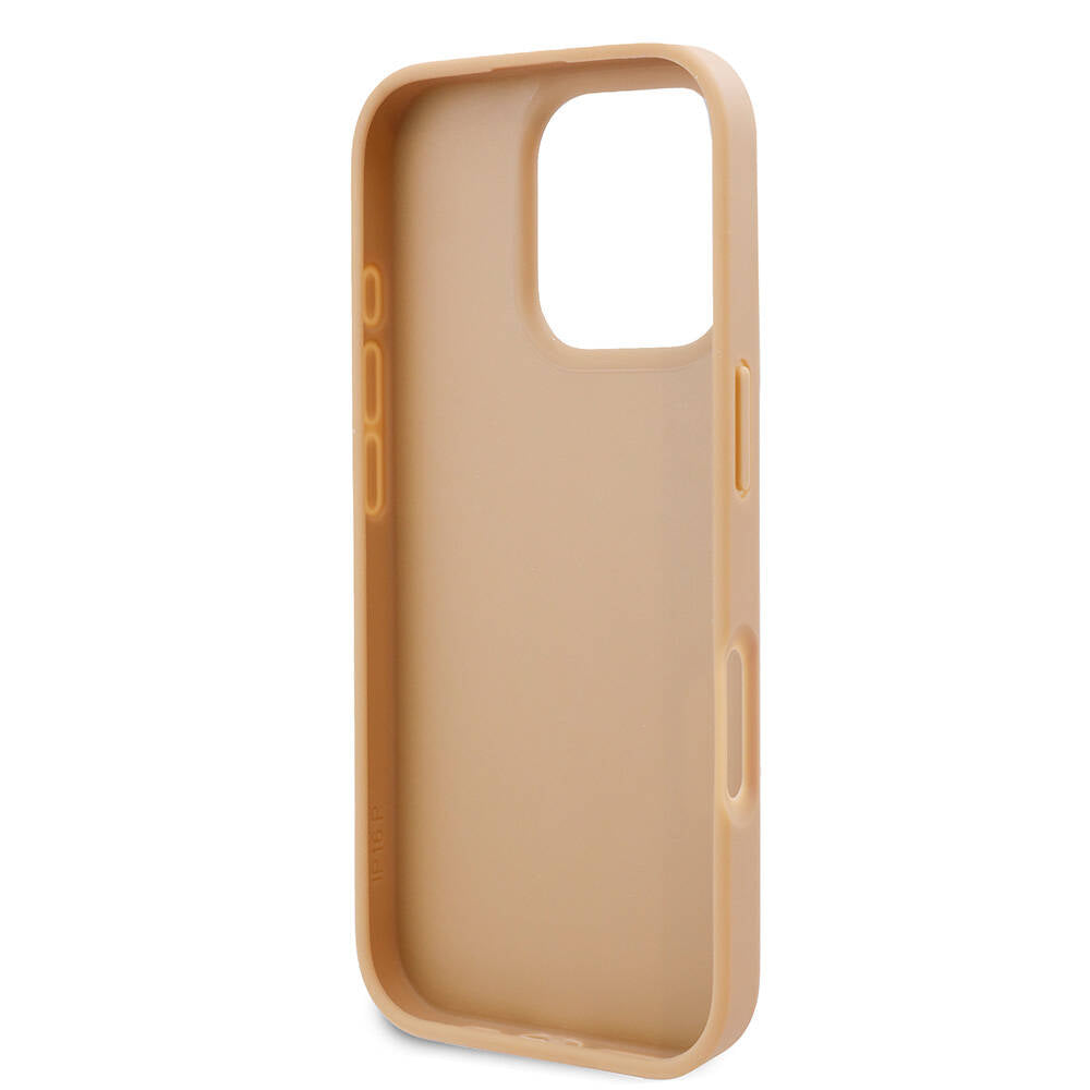 iPhone 16 Pro Kılıf Karl Lagerfeld Orjinal Lisanslı KL Desenli Kartlıklı Monogram Kapak