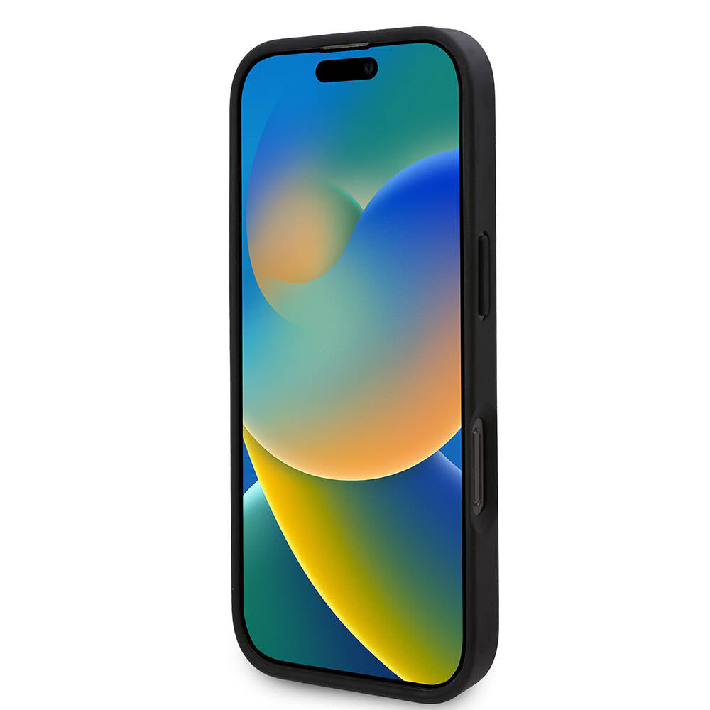 iPhone 16 Pro Kılıf Karl Lagerfeld Orjinal Lisanslı M-safe Şarj Özellikli KL Yazılı Hot Stamp Kapak