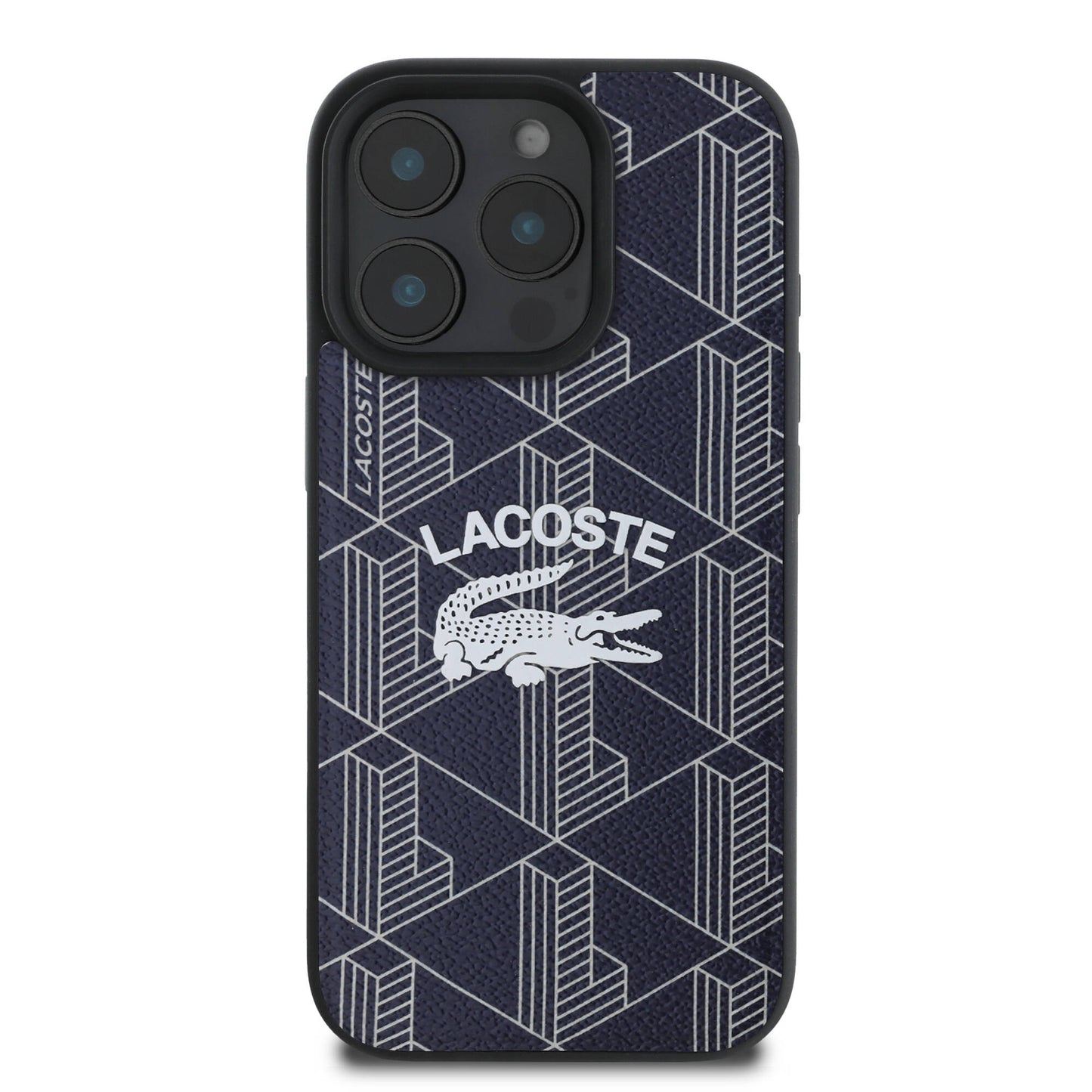 iPhone 16 Pro Kılıf Lacoste Orjinal Lisanslı M-safe Şarj Özellikli Mono Vintage Logo Kapak