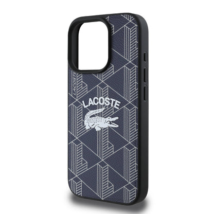 iPhone 16 Pro Kılıf Lacoste Orjinal Lisanslı M-safe Şarj Özellikli Mono Vintage Logo Kapak