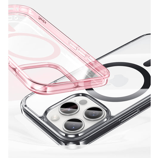 Apple iPhone 16 Pro Kılıf M-safe Şarj Özellikli Airbagli Şeffaf Benks LucentPro Serisi Kapak