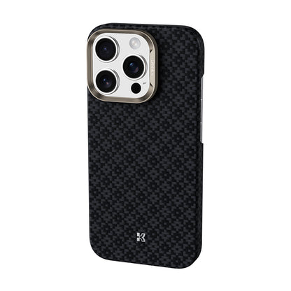 iPhone 16 Pro Kılıf M-Safe Şarj Özellikli Benks ArmorAir ArmorGrid Serisi Kevlar Kapak