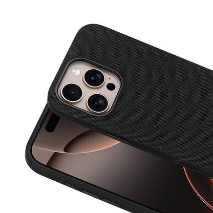 Apple iPhone 16 Pro Kılıf M-Safe Şarj Özellikli Kumaş Tasarımlı Zore Miami Sert PC Kapak
