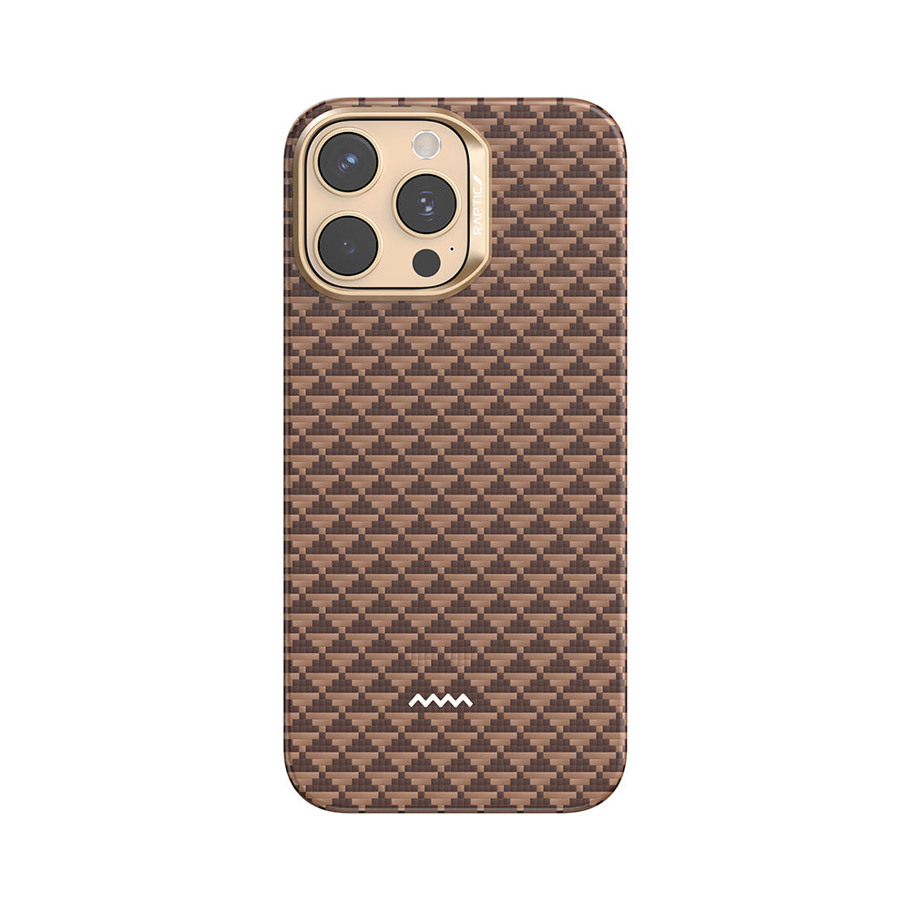 iPhone 16 Pro Kılıf M-safe Şarj Özellikli Raptic Aramid Skin Origin Serisi Kapak