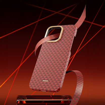 iPhone 16 Pro Kılıf M-safe Şarj Özellikli Raptic Aramid Skin Origin Serisi Kapak