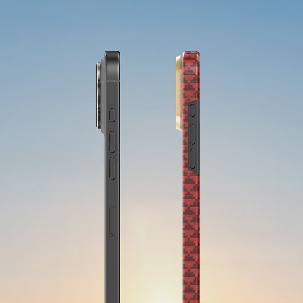 iPhone 16 Pro Kılıf M-safe Şarj Özellikli Raptic Aramid Skin Origin Serisi Kapak