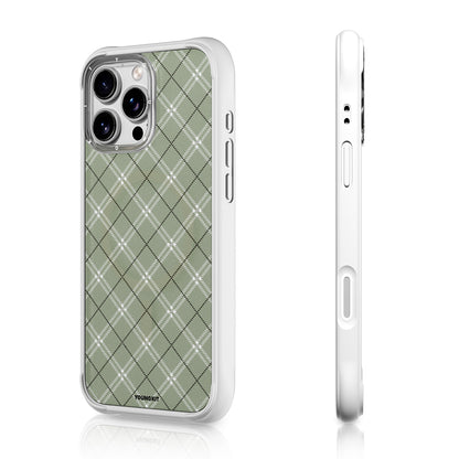 iPhone 16 Pro Kılıf M-safe Şarj Özellikli Youngkit Argyle Serisi Kapak