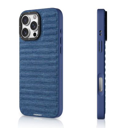 iPhone 16 Pro Kılıf M-safe Şarj Özellikli Youngkit Canvas Serisi Kapak