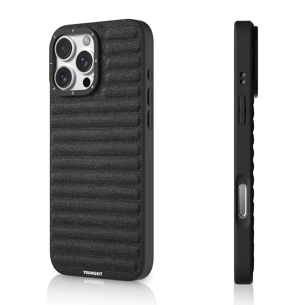 iPhone 16 Pro Kılıf M-safe Şarj Özellikli Youngkit Canvas Serisi Kapak