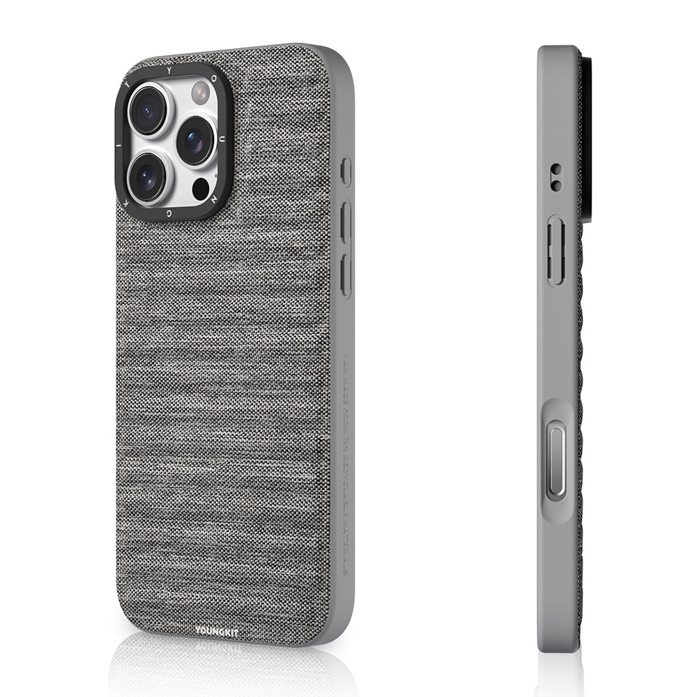 iPhone 16 Pro Kılıf M-safe Şarj Özellikli Youngkit Canvas Serisi Kapak